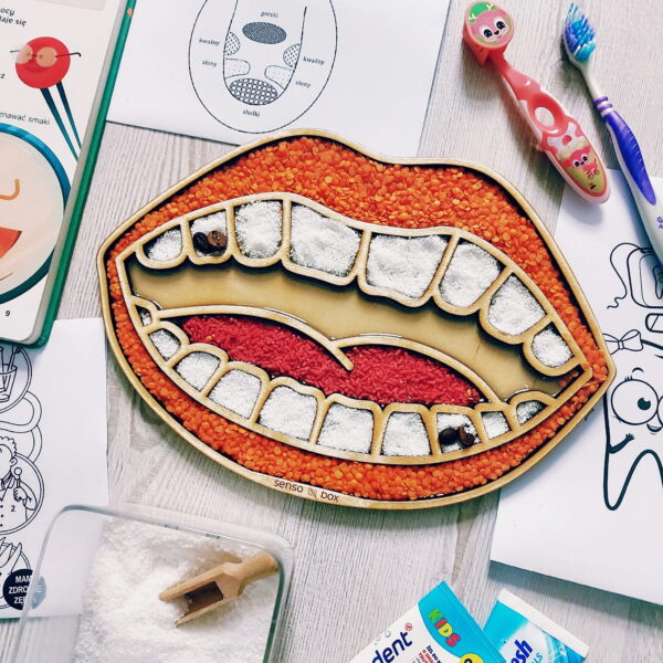 panel sensoryczny usta zęby